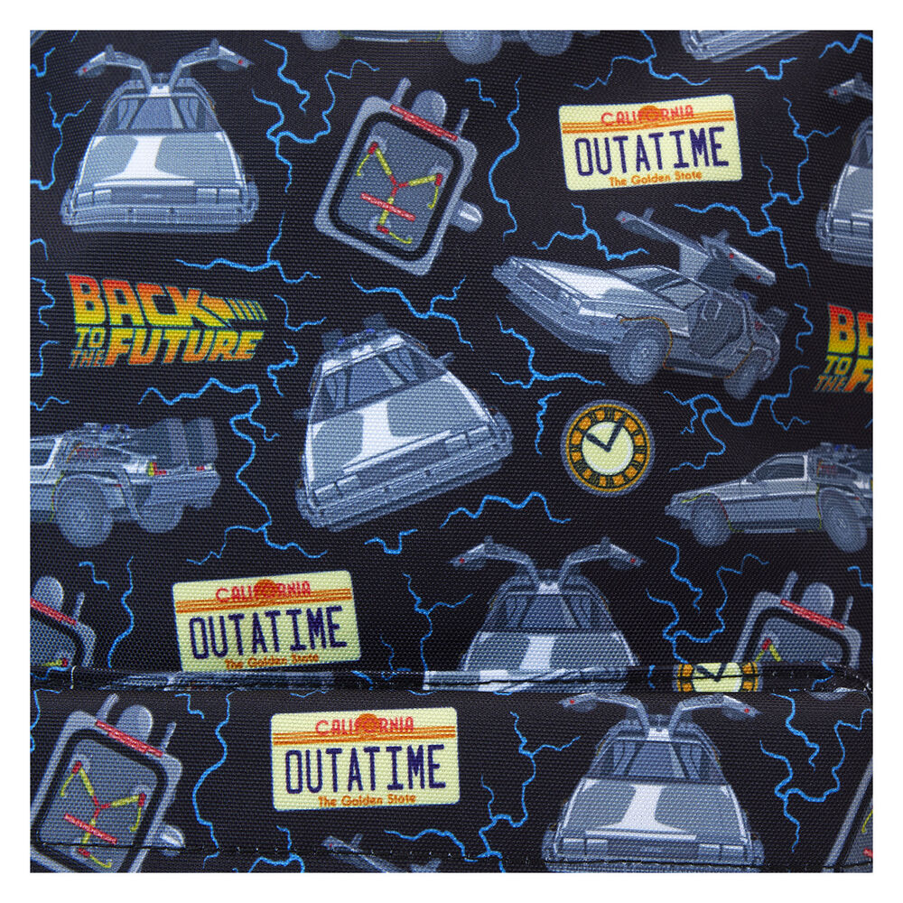 Mochila Nylon 40th Anniversary Regreso al Futuro Loungefly 44 cm