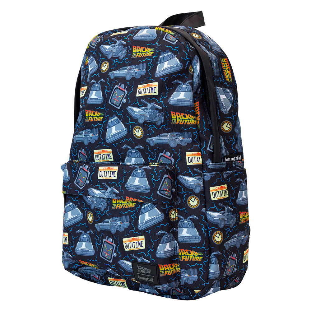 Mochila Nylon 40th Anniversary Regreso al Futuro Loungefly 44 cm