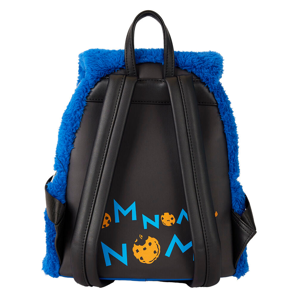 Barrio Sésamo by Loungefly Plush Mini Mochila Cookie Monster