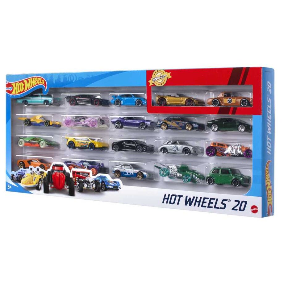 Blister 20 coches Hot Wheels surtido Frikytopia