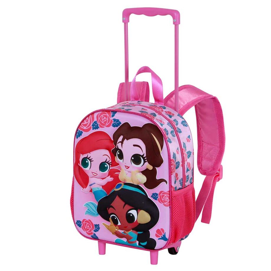 Trolley 3D Flowers Princesas Disney 34cm Frikytopia