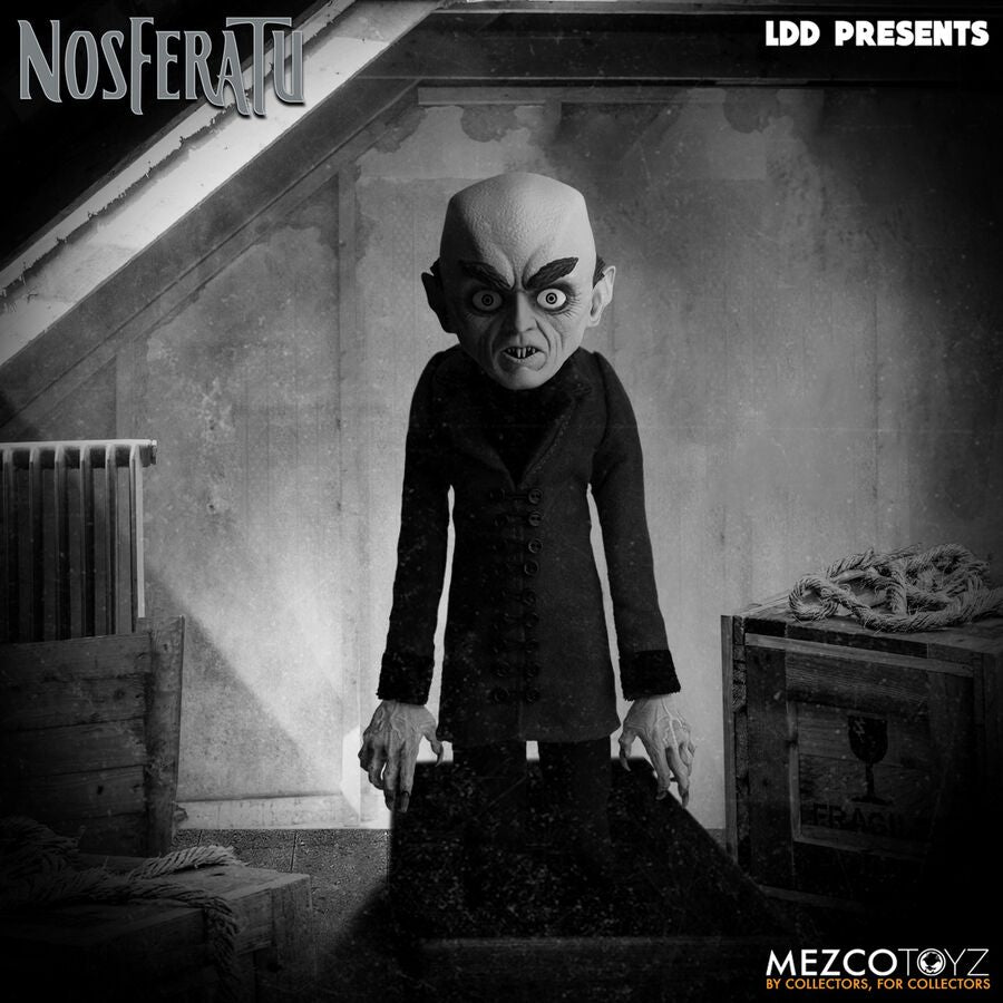 Figura mezco toyz nosferatu 1922 living dead dolls nosferatu figura 25.5cm