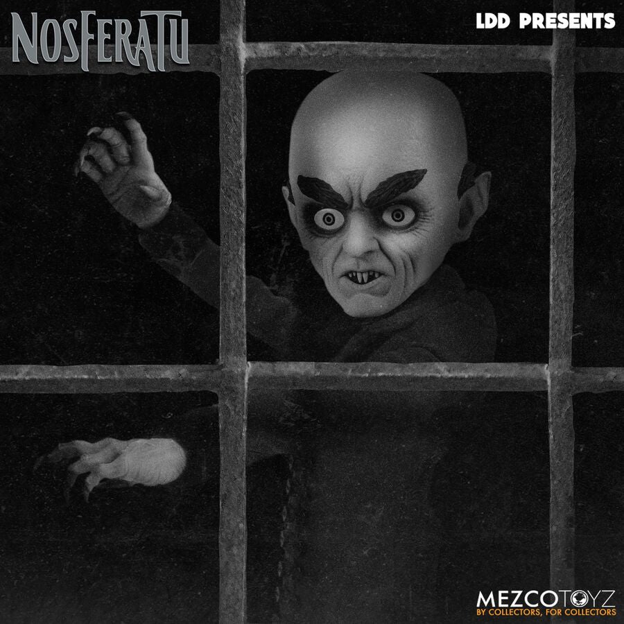 Figura mezco toyz nosferatu 1922 living dead dolls nosferatu figura 25.5cm