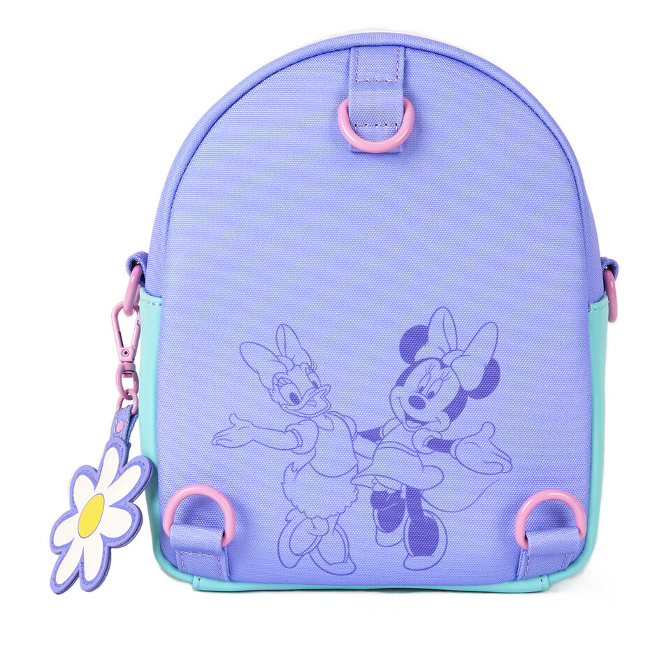 Disney by Loungefly Mochila Mini Daisy Duck & Minnie Mouse Convertible