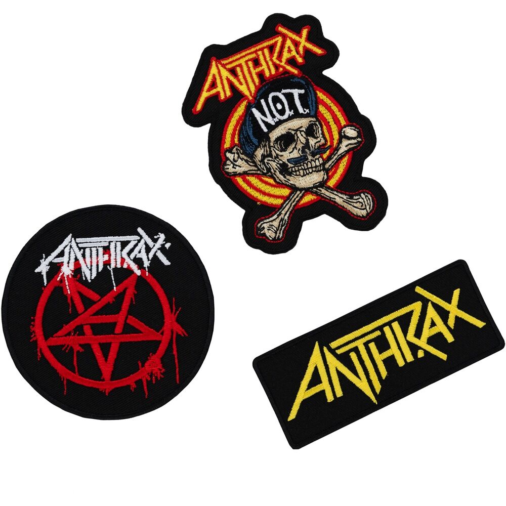 Set 3 parches Anthrax Frikytopia