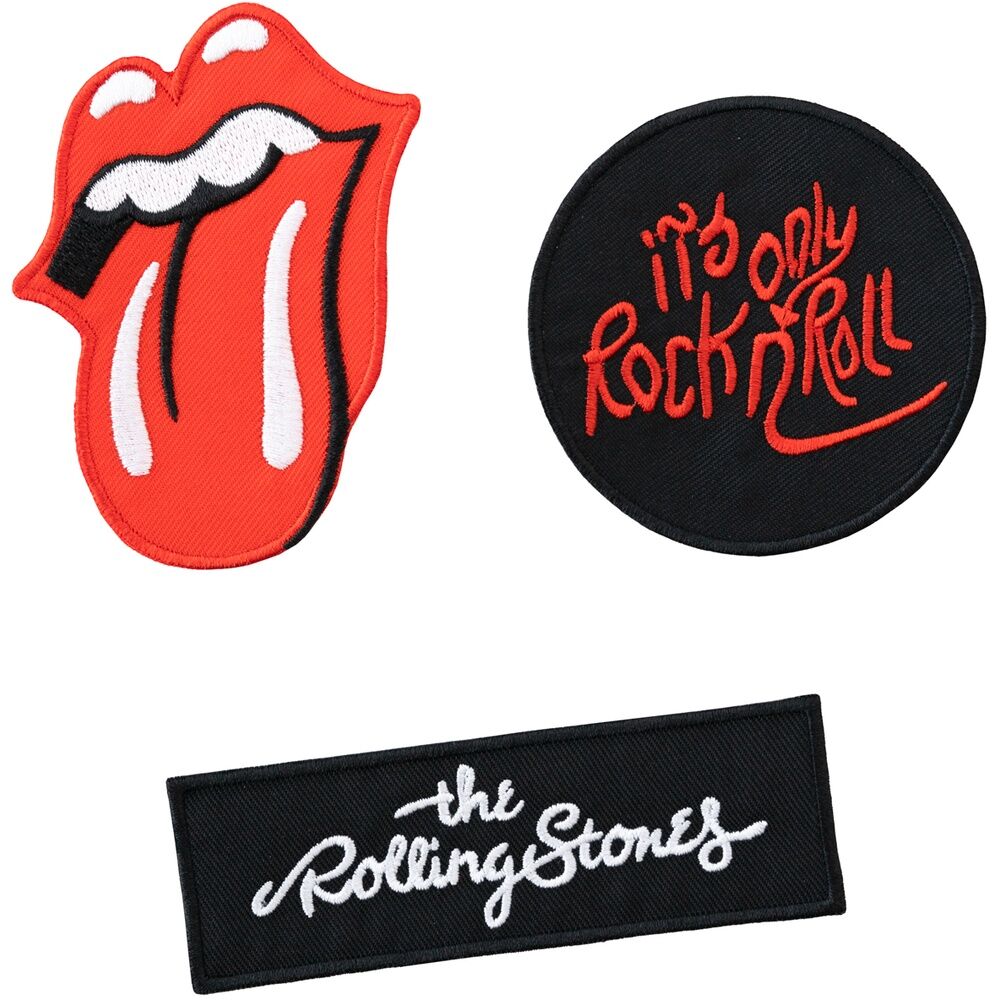 Set 3 parches Rolling Stones Frikytopia