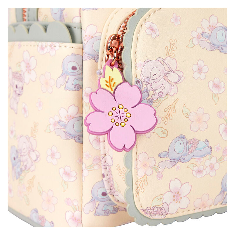 Mochila Cherry Blossom Stitch Disney Loungefly 26 cm