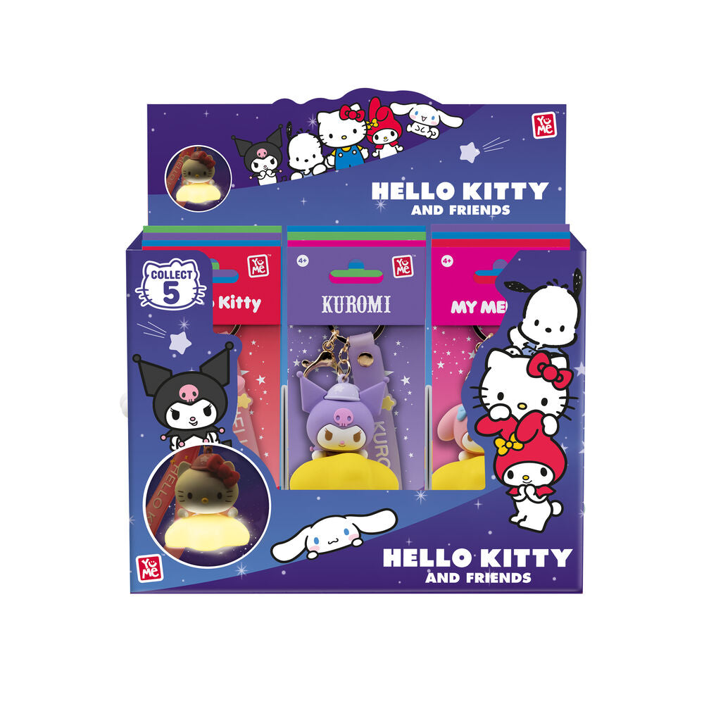 Sanrio Llaveros Light-Up Star Series Hello Kitty and Friends Expositor (9)