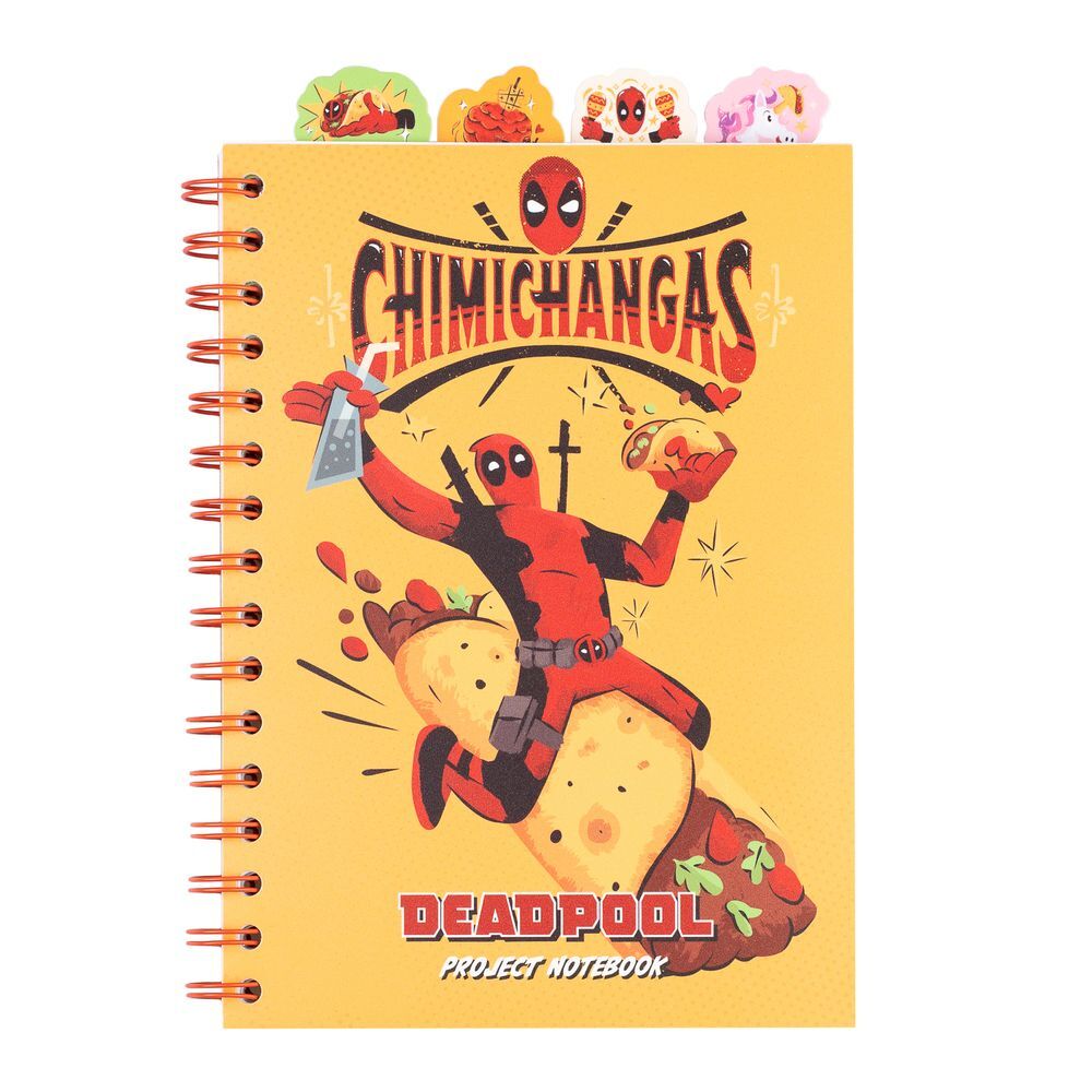 Cuaderno A5 Deadpool Marvel Frikytopia