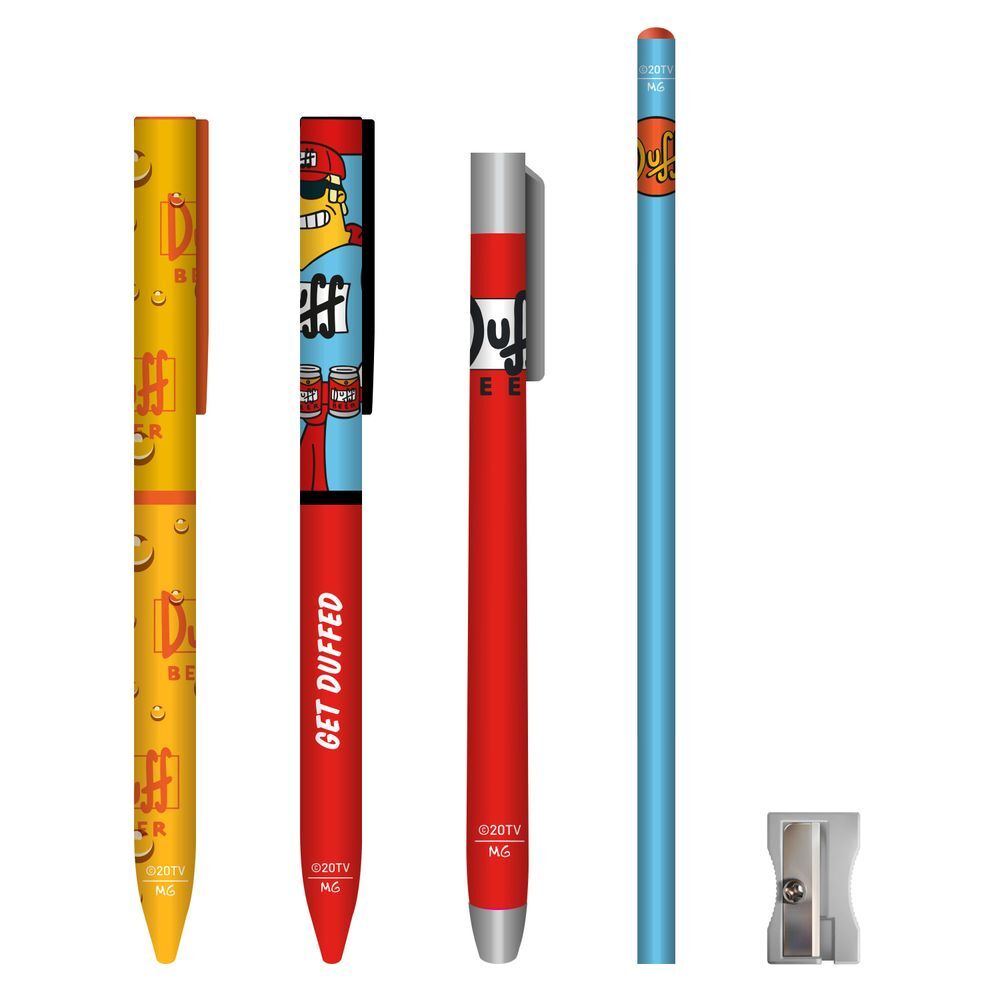 Los Simpson Portabolígrafos incl. Kit de Papelería