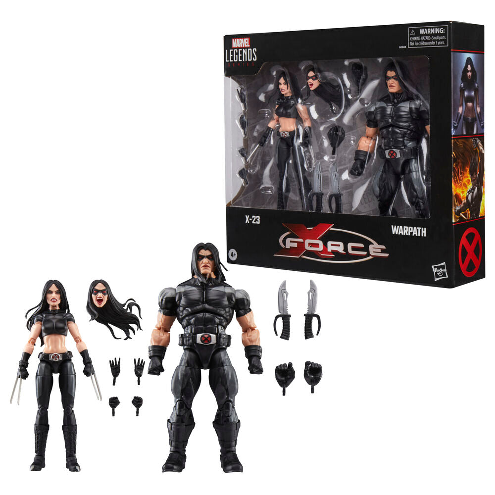 Figura hasbro marvel legends series x foce x - 23 & warpath