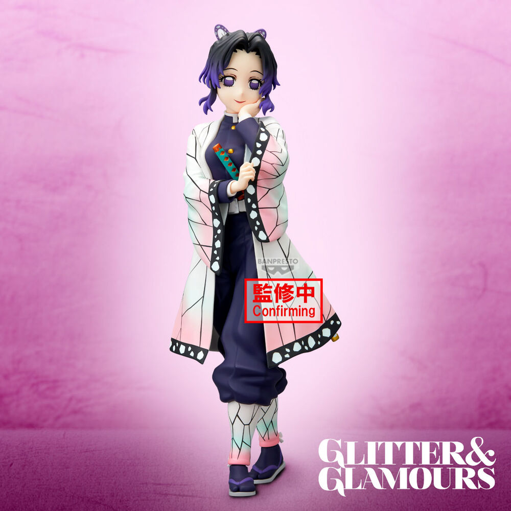 Figura Banpresto Demon Slayer Kimetsu No Yaiba Glitter & Glamours Shinobu Kocho 22 cm