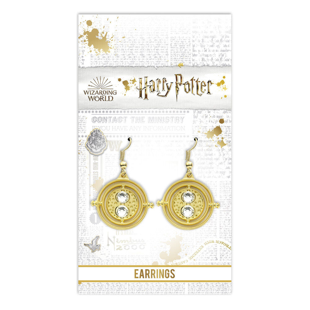 Pendientes Tornero del Tiempo Harry Potter Frikytopia