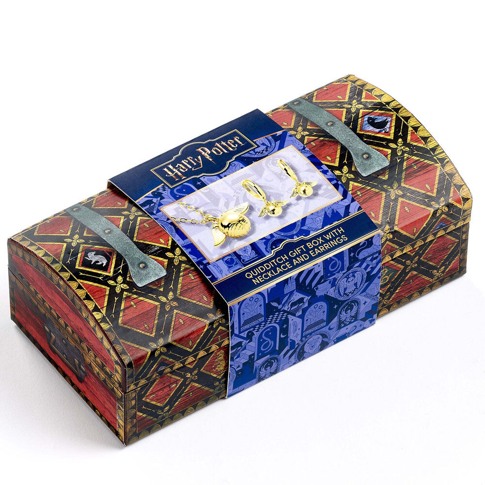 Set Colgante + pendientes Snitch Dorada Harry Potter