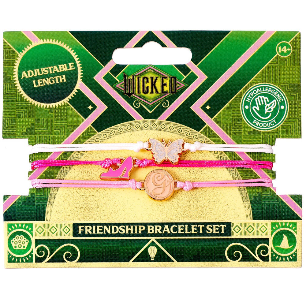 Set 2 pulseras Amistad Glinda Wicked