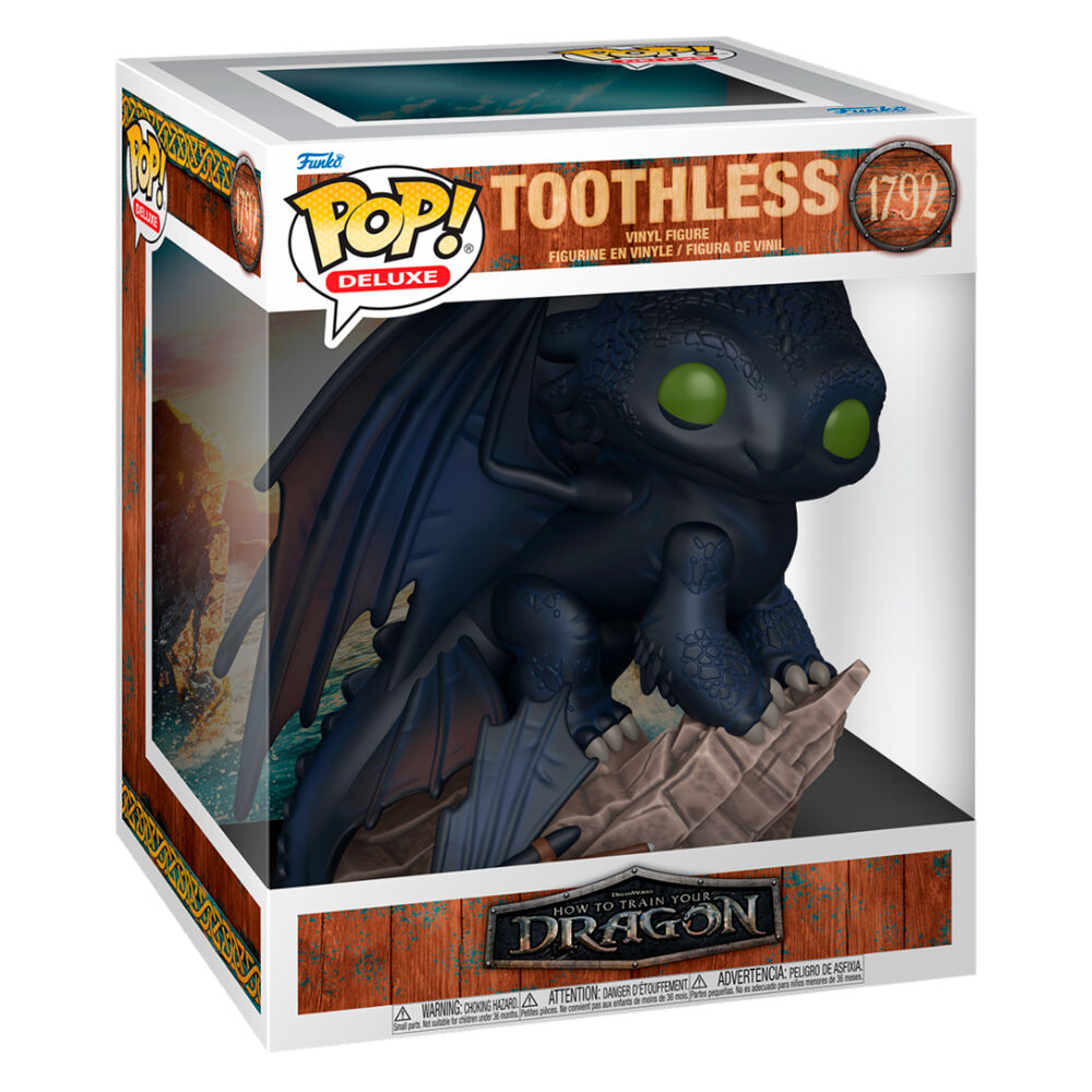 Cómo entrenar a tu dragón LAM POP! Deluxe Vinyl Figura Toothless 16 cm