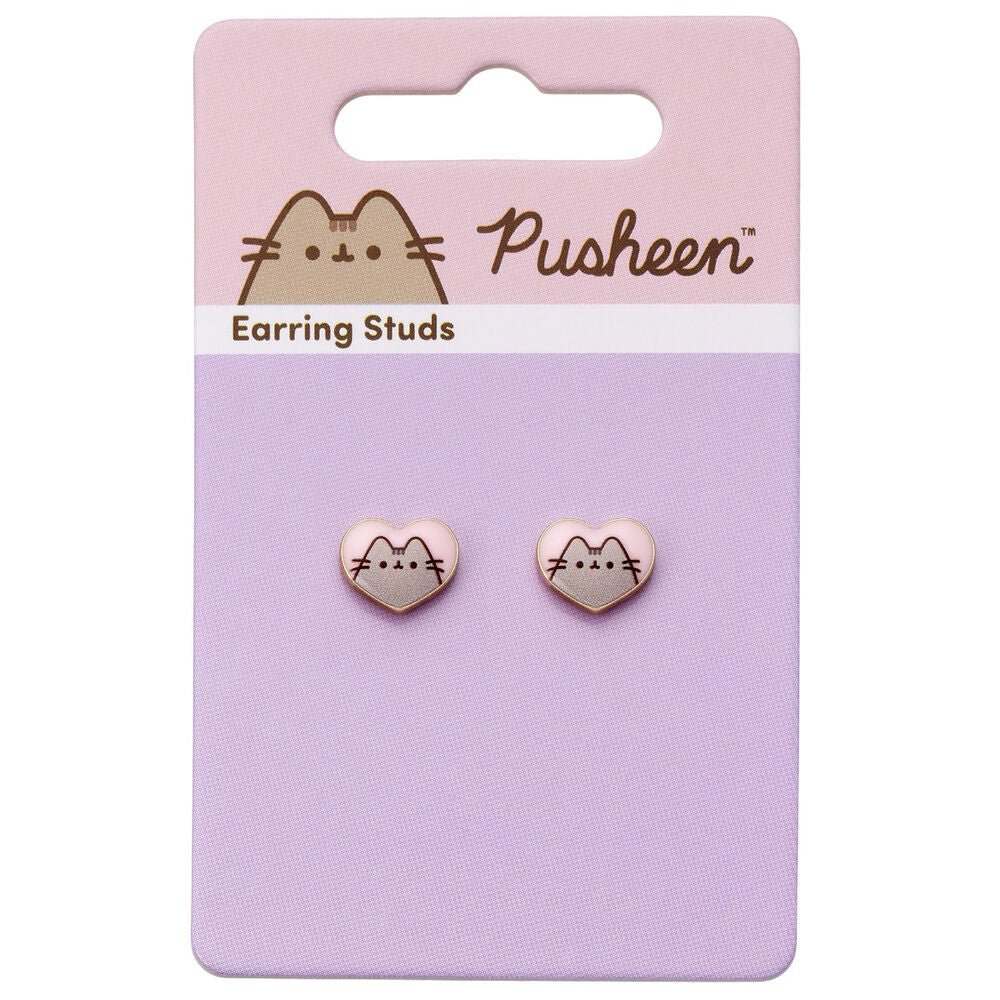 Pendientes Corazon Pusheen Frikytopia