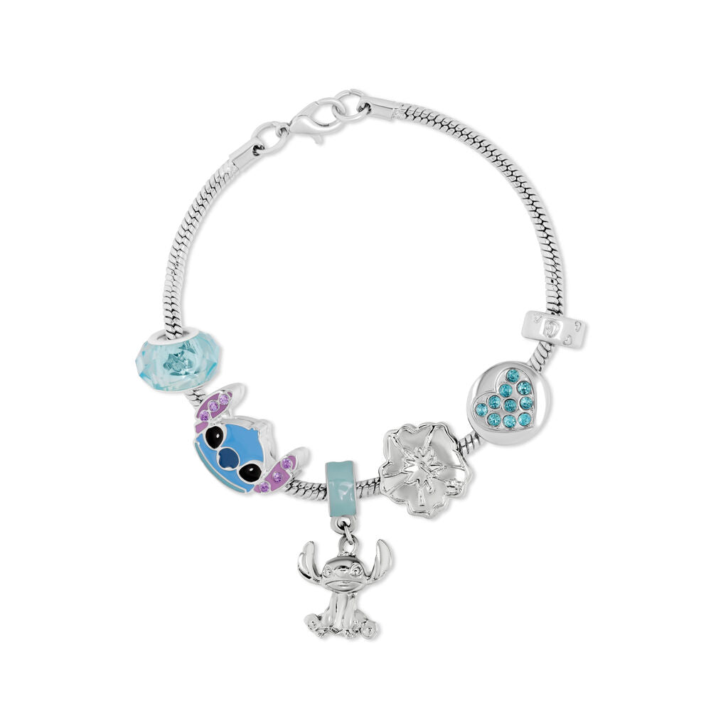 Pulsera charm Stitch Disney plata Frikytopia