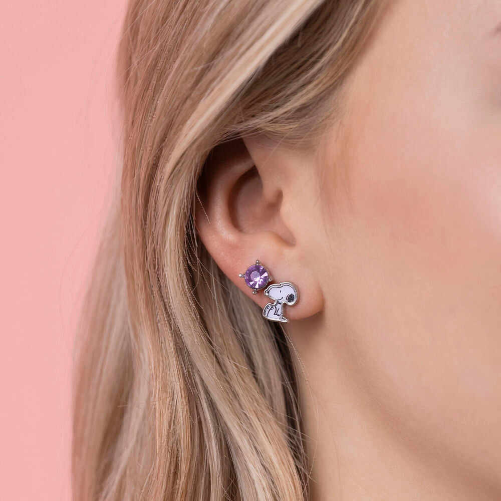 Set 3 Pares de pendientes Snoopy