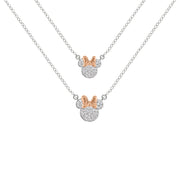Set 2 Colgantes mama + hija Minnie Disney