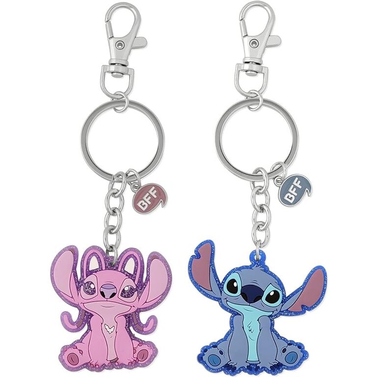 Set 2 Llaveros Angel & Stitch Disney Frikytopia