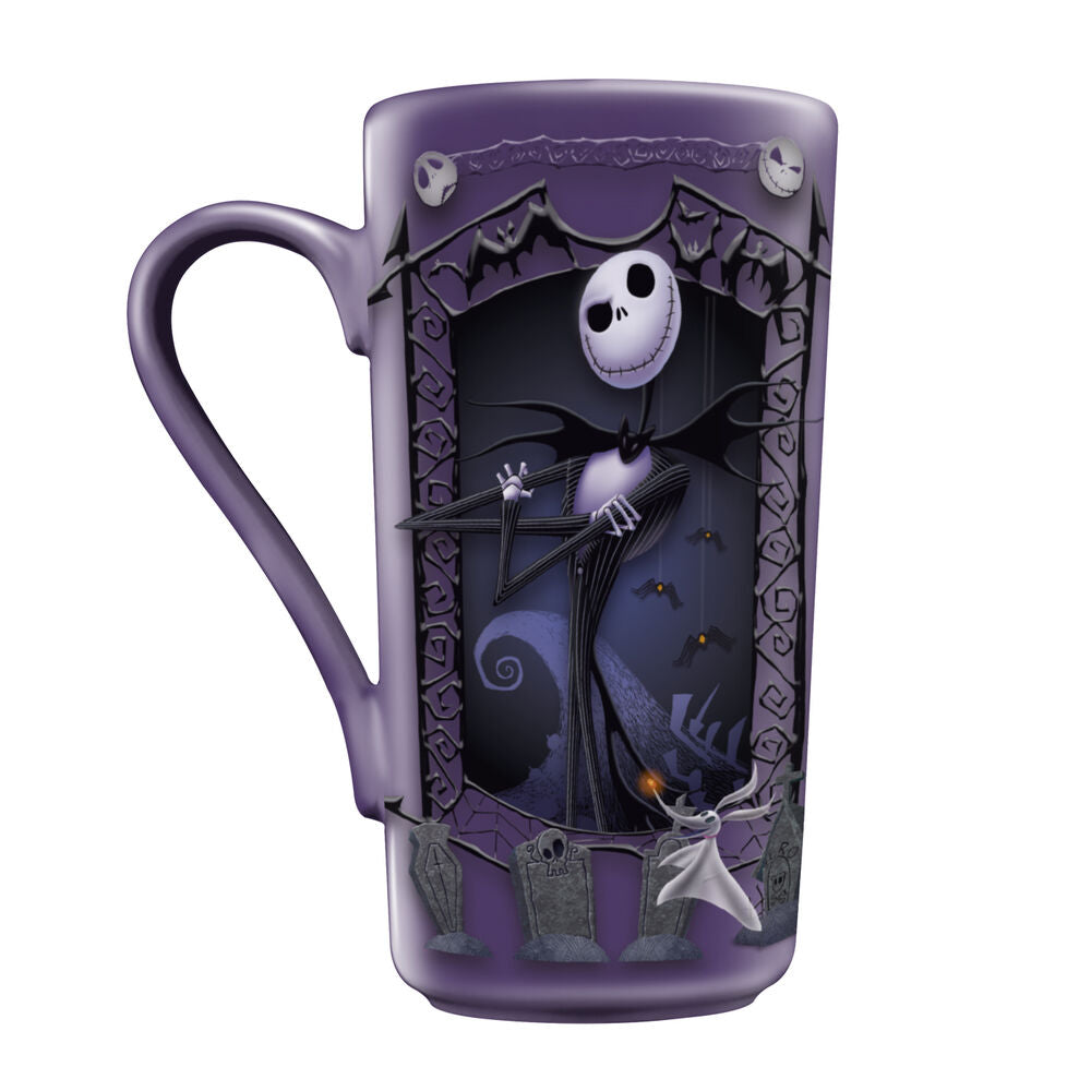 Taza Jack Skellington Pesadilla Antes de Navidad Disney 470ml Frikytopia