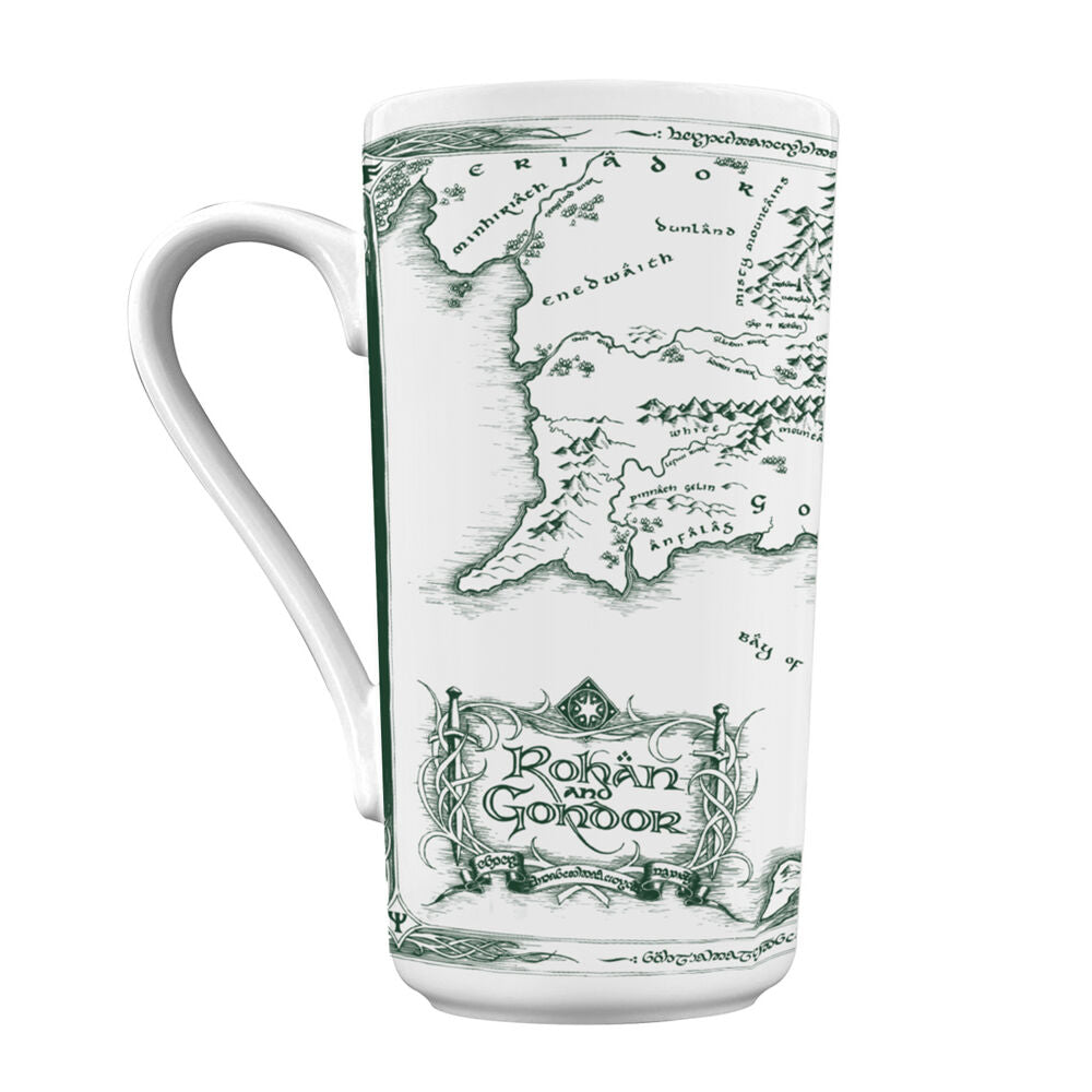 Taza Mapa El Señor de los Anillos 470ml Frikytopia