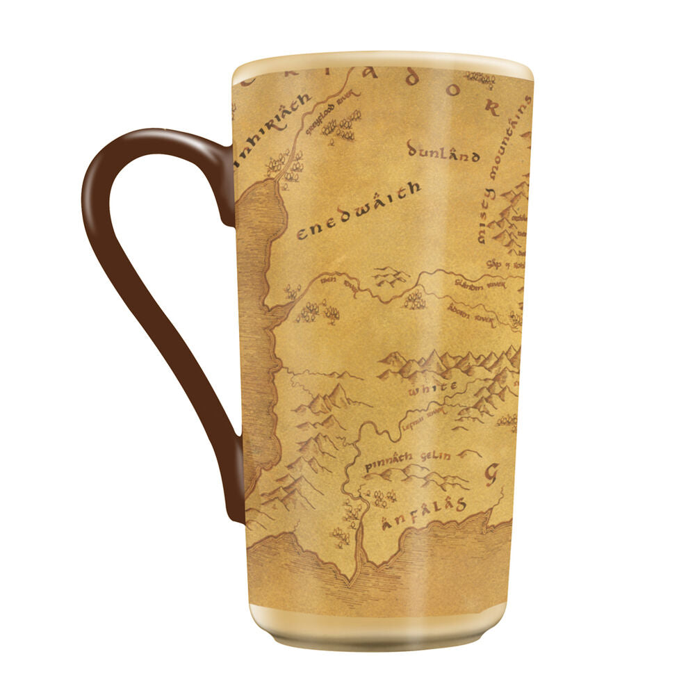 Taza Mapa El Señor de los Anillos 470ml Frikytopia