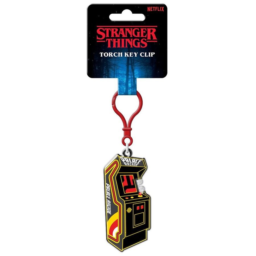 Stranger Things Llavero Torch Key Clip Arcade Unit