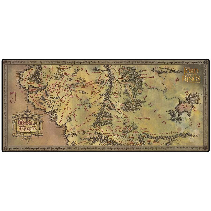 Alfombrilla gaming Mapa El Señor de los Anillos Frikytopia