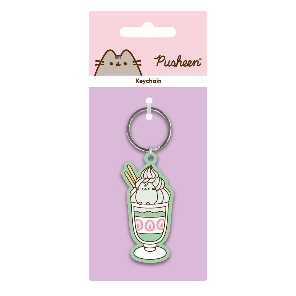 PUSHEEN MATCHA PVC Llavero