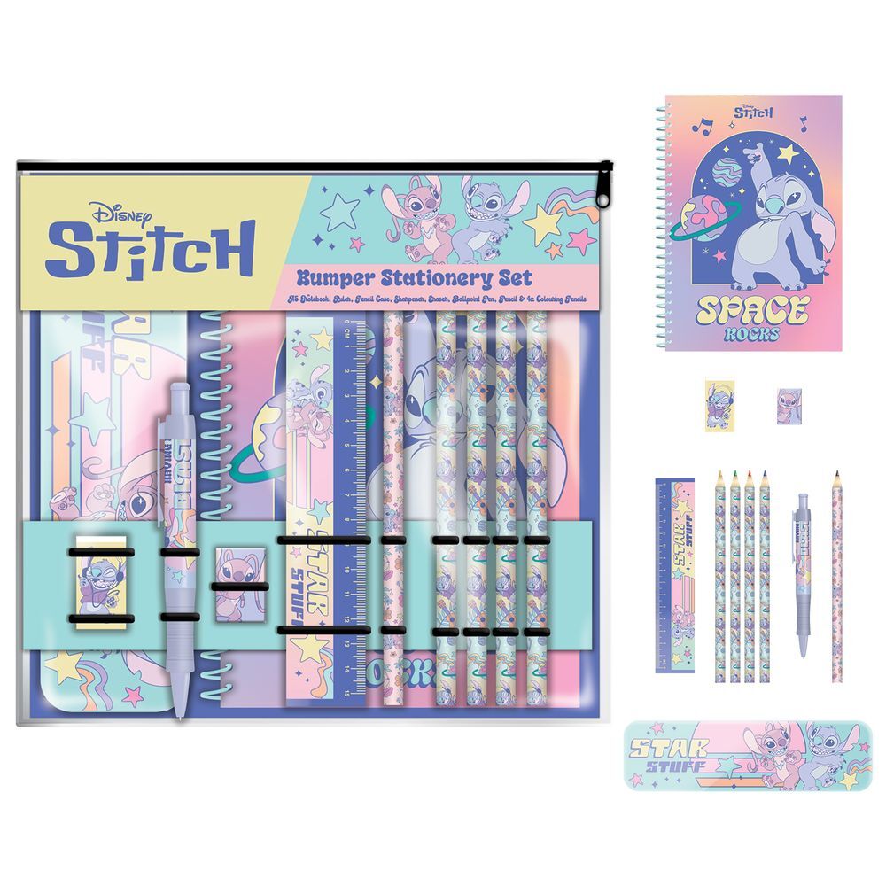 Set papeleria Stitch Disney Frikytopia