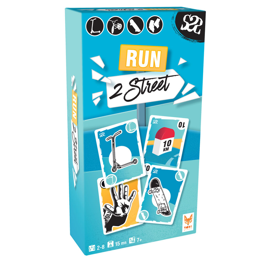 Juego de cartas Run 2 Street Frikytopia