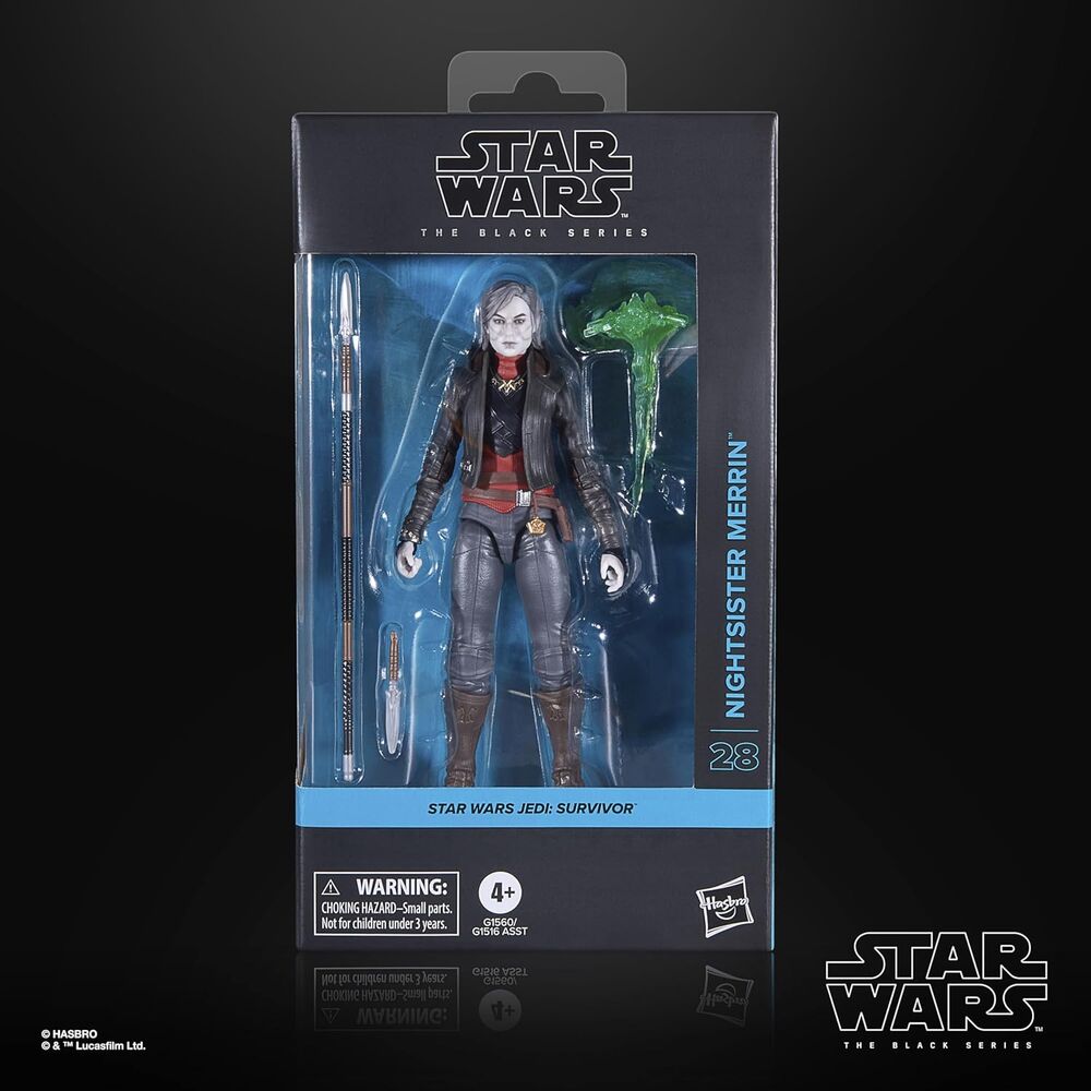 Figura hasbro star wars the black series jedi survivor nightsister merrin