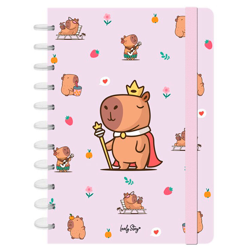 Cuaderno A4 Majesty Capibara Frikytopia
