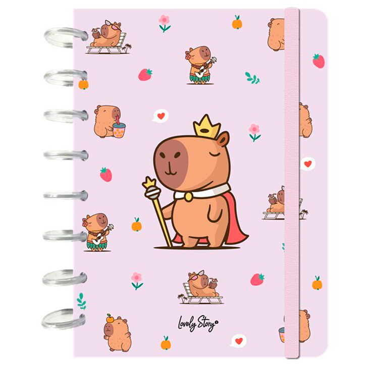 Cuaderno A5 Majesty Capibara Frikytopia