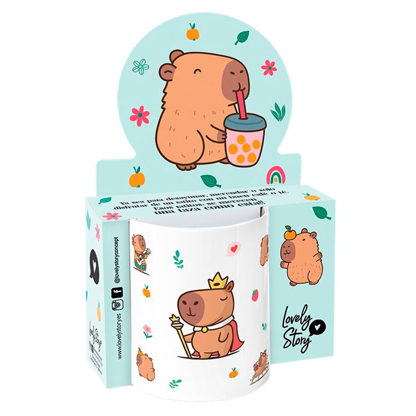 Taza Majesty Capibara 330ml Frikytopia