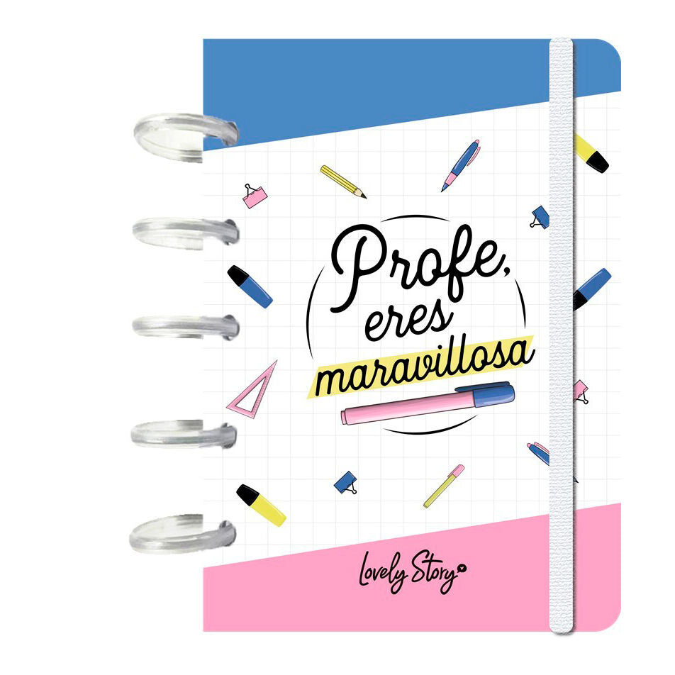Cuaderno A6 - Profe Eres Maravillosa Frikytopia