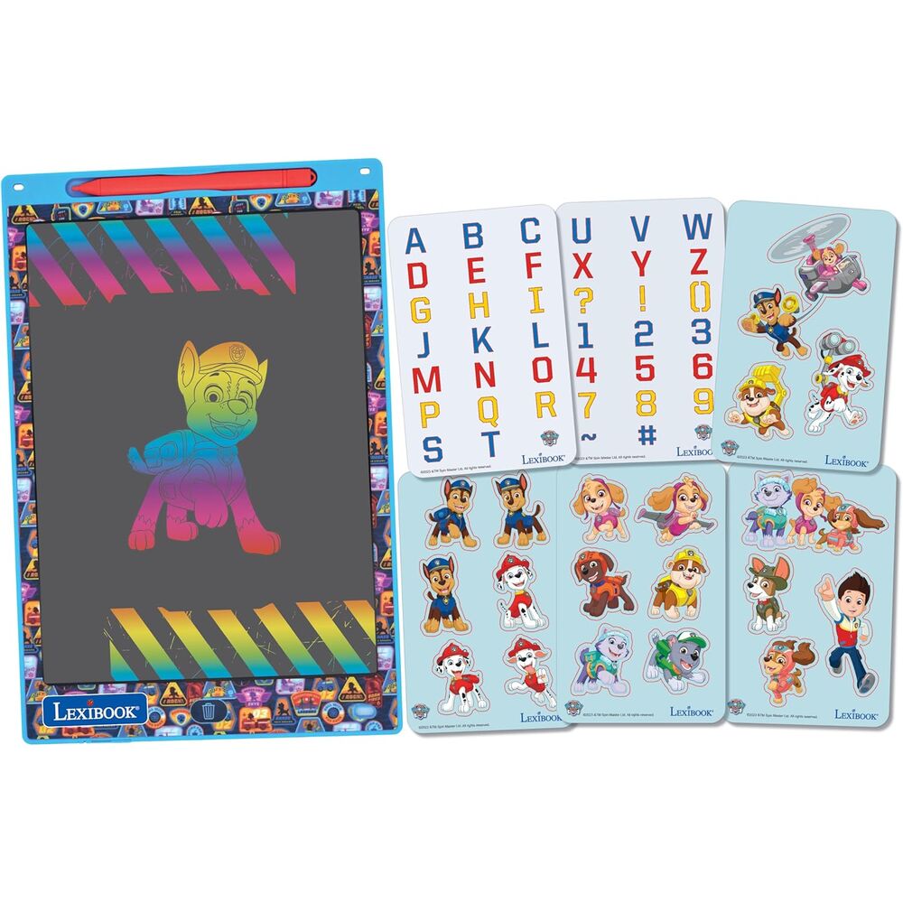 Pizarra magica educativa Patrulla Canina Paw Patrol