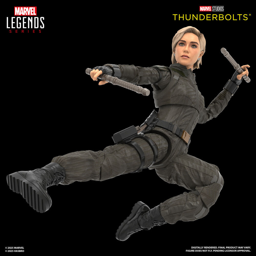 Figura Hasbro Marvel Studios Thunderbolts Marvel Legends Series Yelena Belova & Red Guardian 15 cm