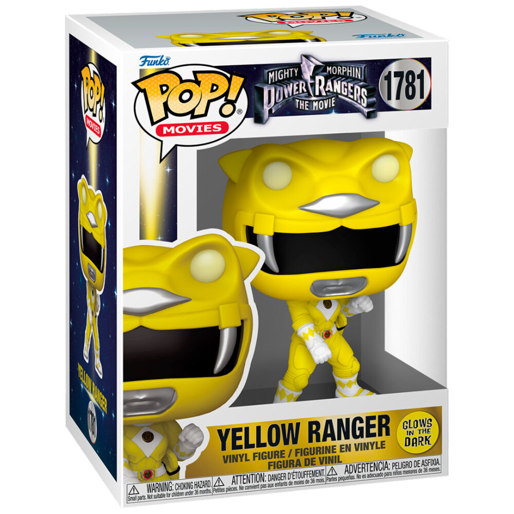 Power Rangers: la película POP! Movies Vinyl Figuren Yellow Ranger (GITD) 9 cm
