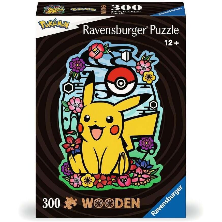 Pokémon Puzzle de madera WOODEN Pikachu (300 piezas)