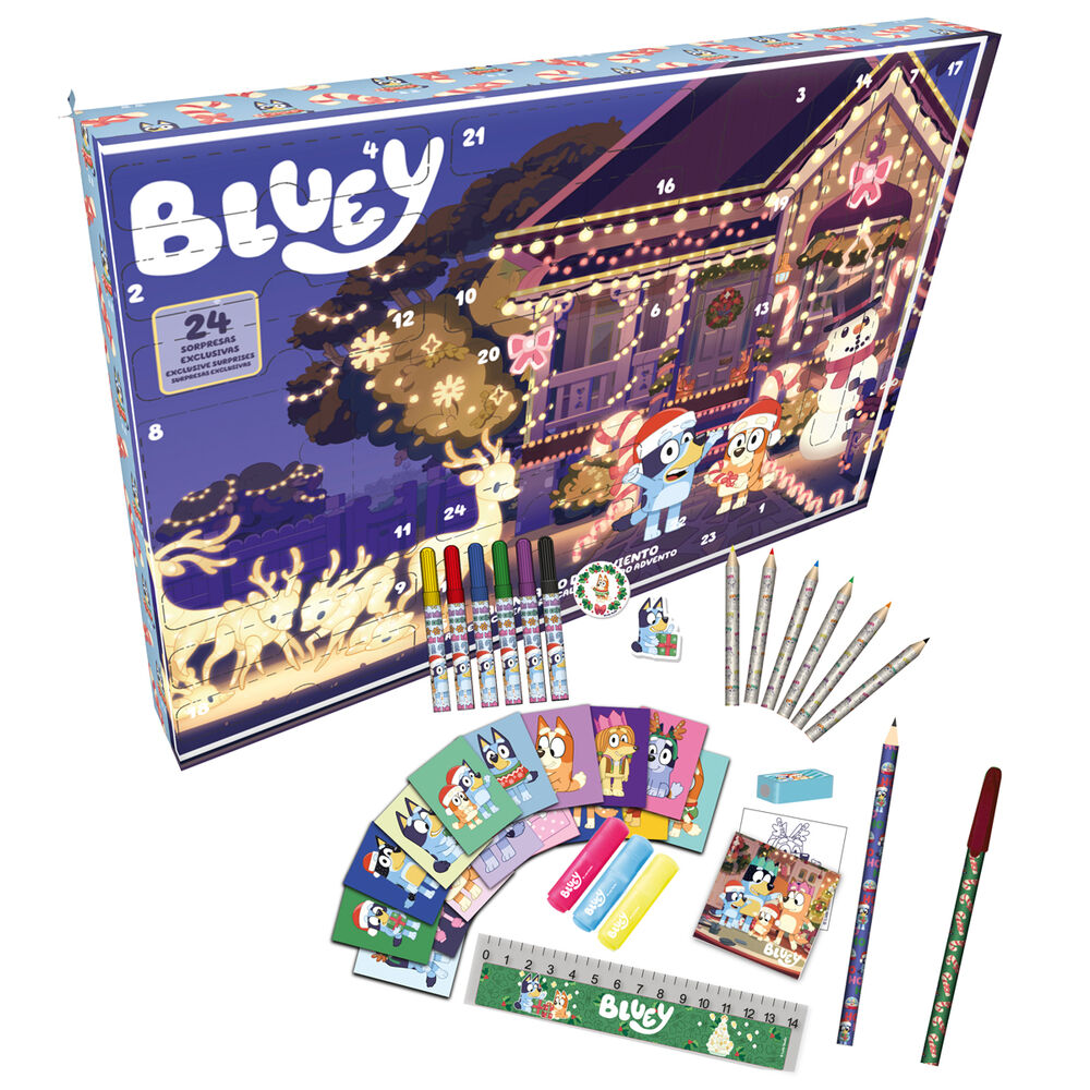 Calendario Adviento Bluey Frikytopia