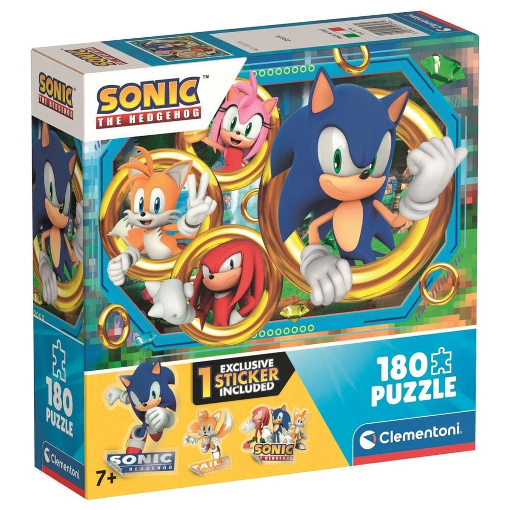 Puzzle Sonic the Hedgehog 180pzs Frikytopia