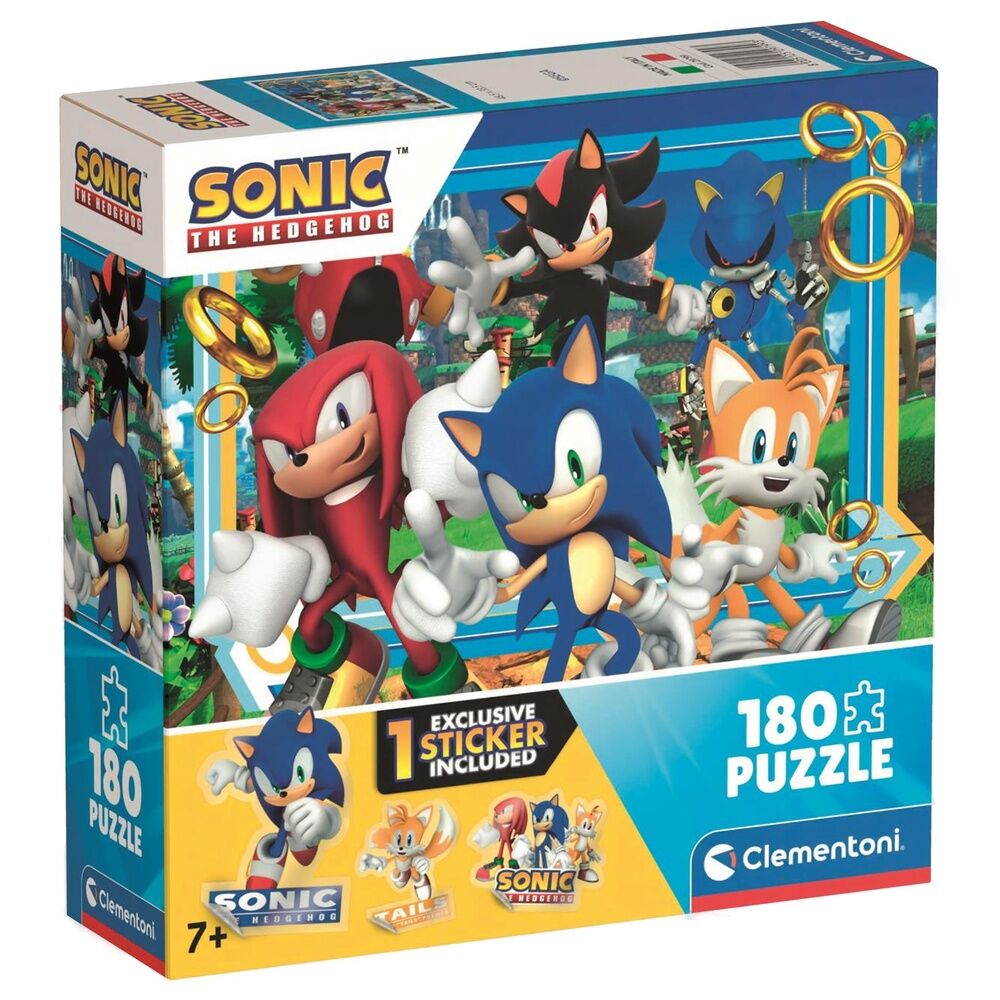 Puzzle Sonic the Hedgehog 180pzs Frikytopia