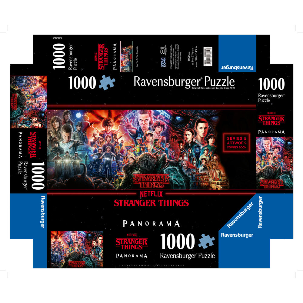 Puzzle panorama Stranger Things 1000pzs Frikytopia