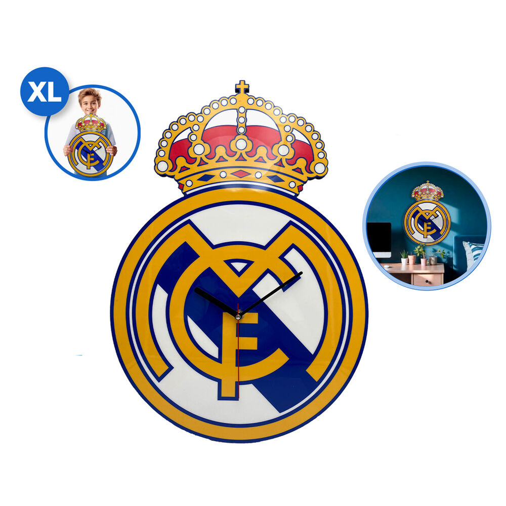 Reloj de pared Real Madrid Frikytopia