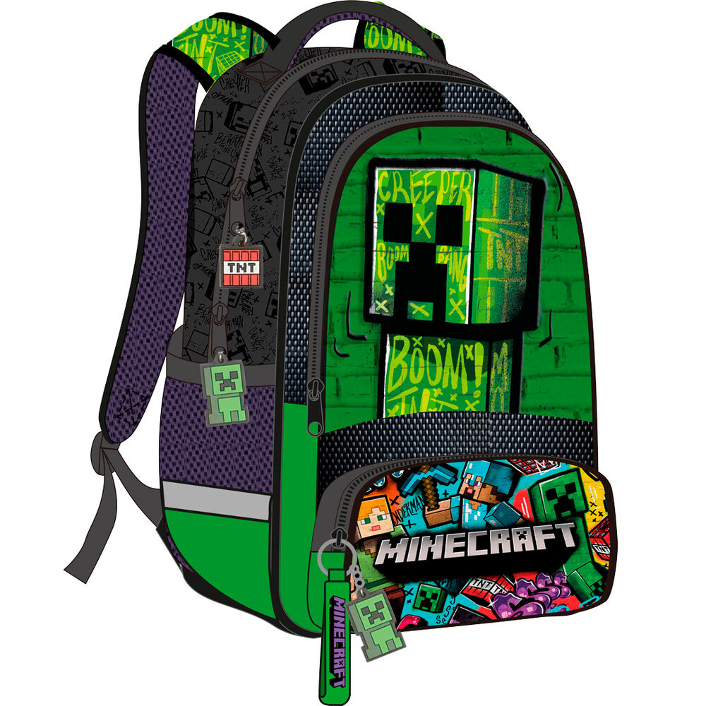 Mochila Minecraft 42cm Frikytopia