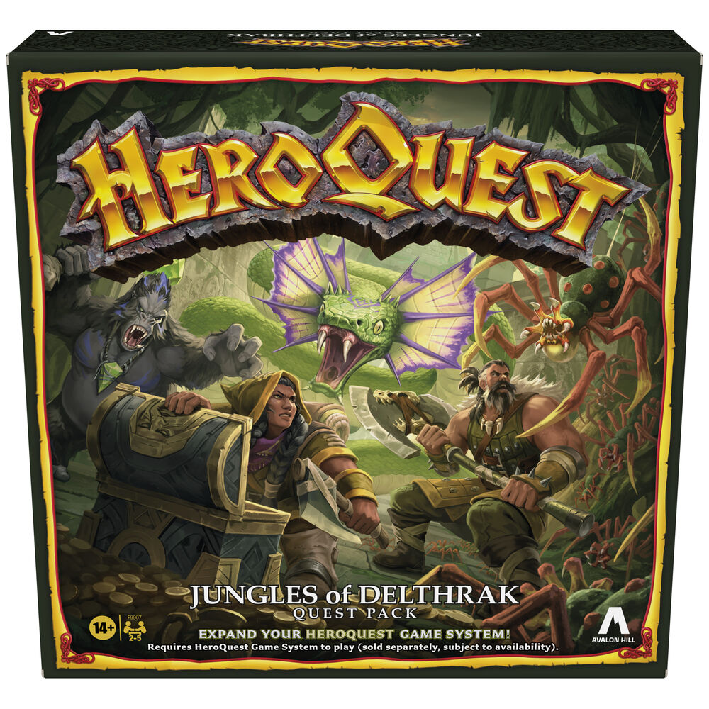 HeroQuest Expansión del Juego de Mesa Jungles of Delthrak Pack de Misión *Edición Inglés*