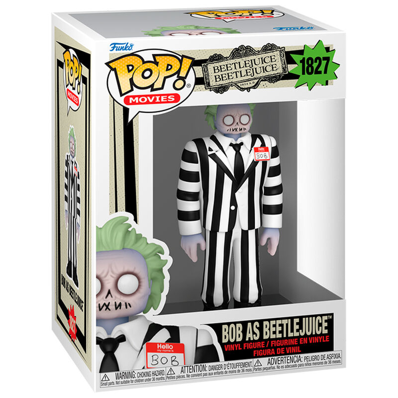 Beetlejuice Figura POP! Movies Vinyl BOB as Beetlejuice 9 cm
